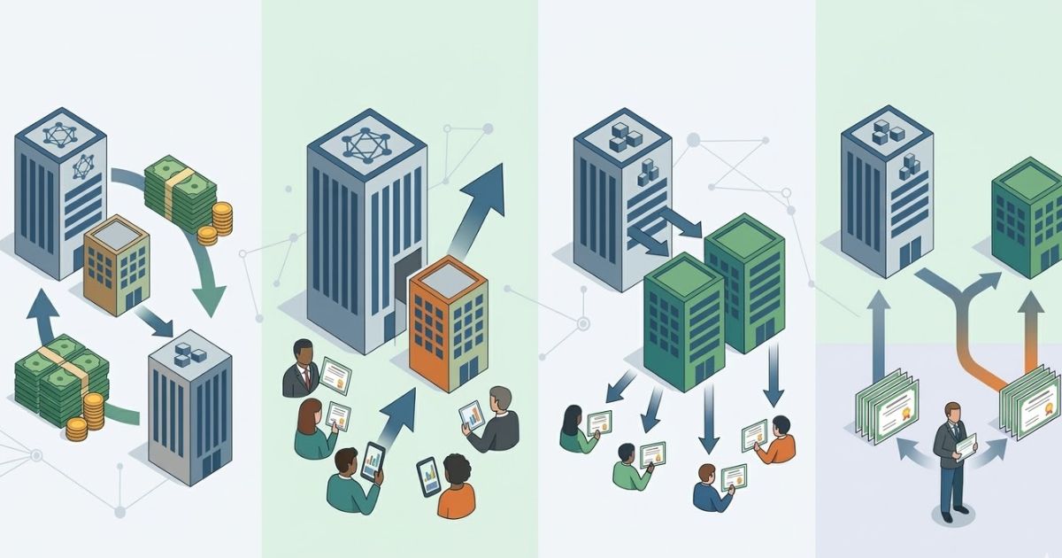 4 types of divestiture model