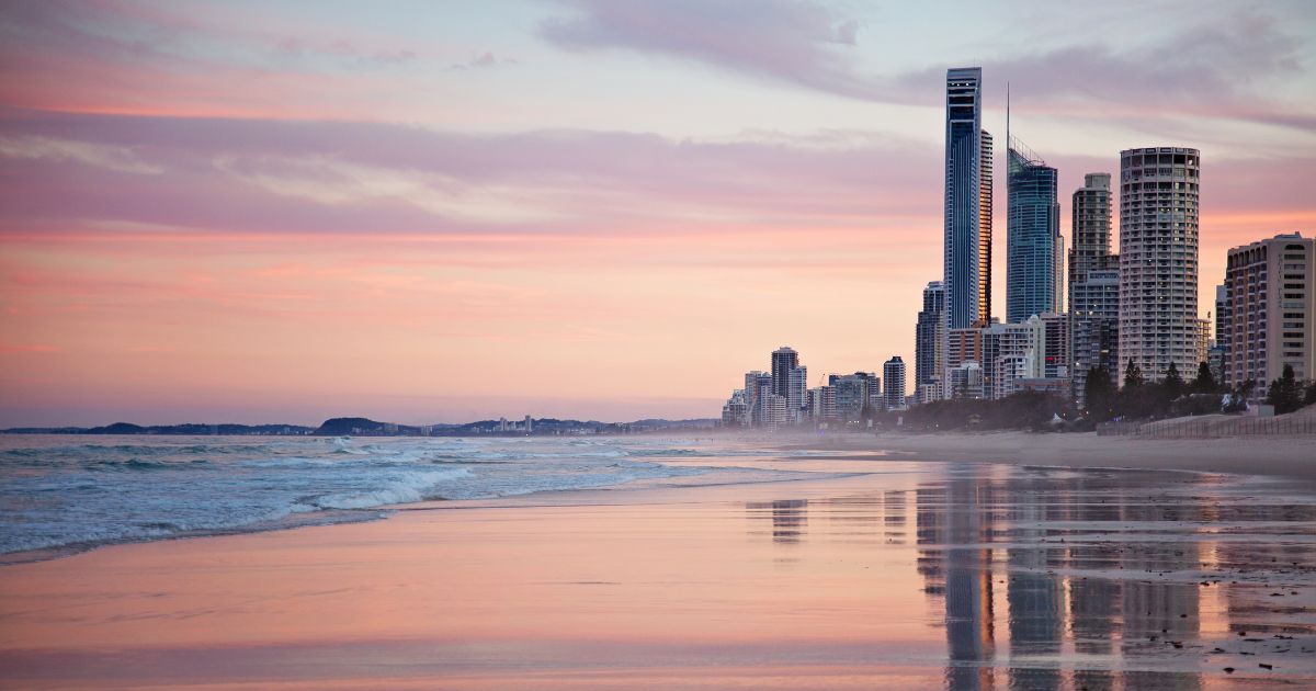 city by the beach