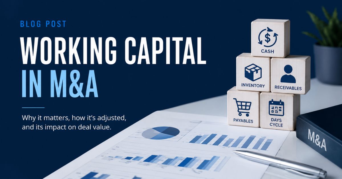M&A elements in blocks on a table